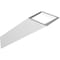 Ekena Millwork 5 1/2-in. W x 16-in. D x 16-in. H Traditional Architectural Grade PVC Knee Brace BRCP055X16X16TRA - alternate 2